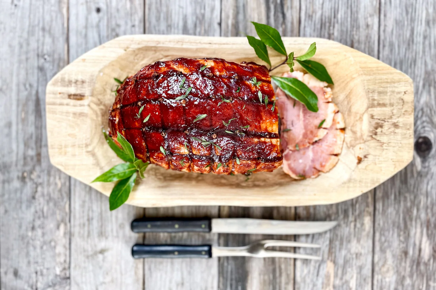 Julskinka Vildsvin med Honungsglaze