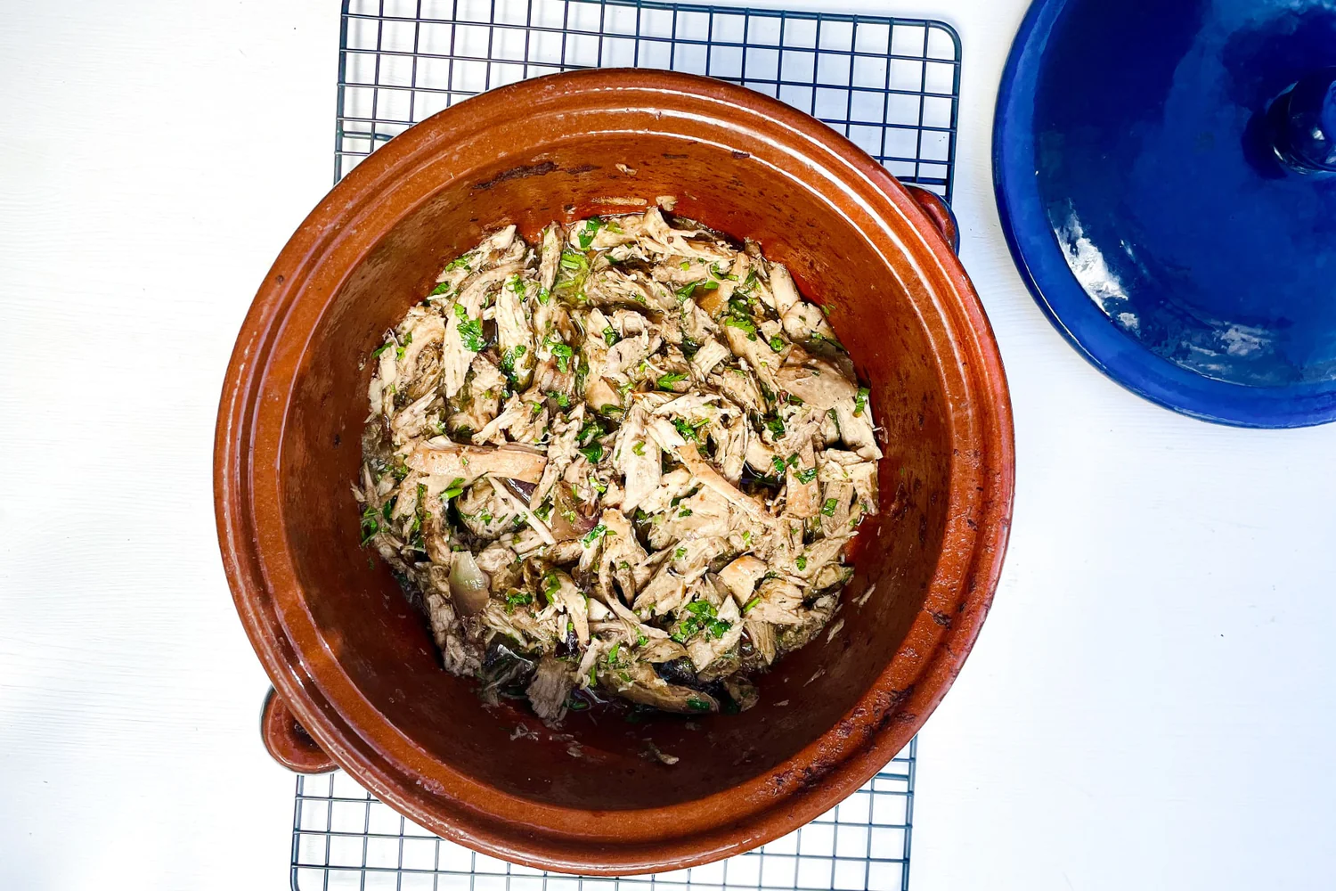 Pulled pheasant (Variant av pulled pork på fasan)